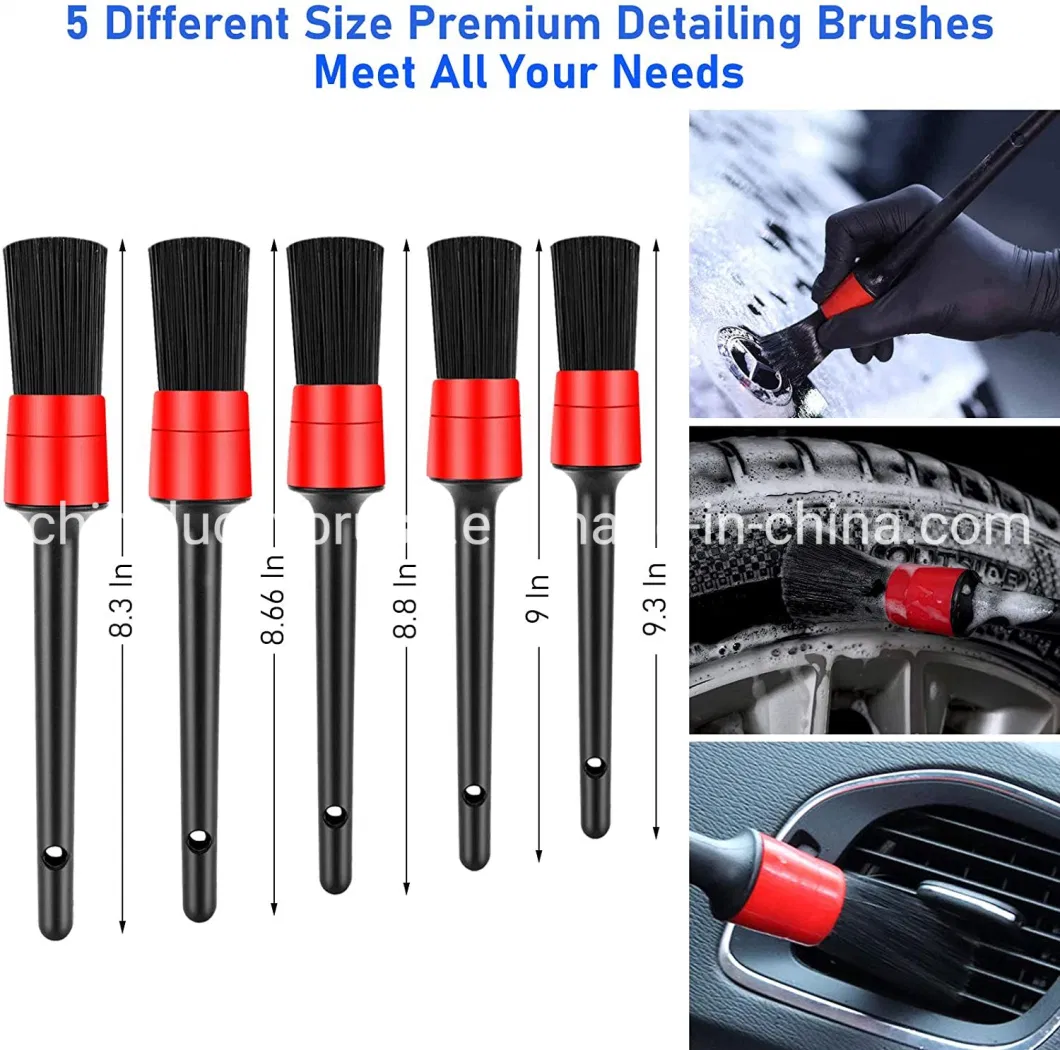 17PCS Set Attachment Set Power Scrubber Tools Car Polisher Bathroom Cleaning Kit Kitchen Cleaning Brush Drill Brush for Automobile