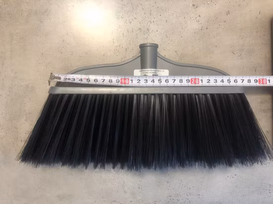 Balai de nettoyage de sol à poils souples, longue brosse en Fiber de plastique avec Long manche en bois pour outils de nettoyage ménager