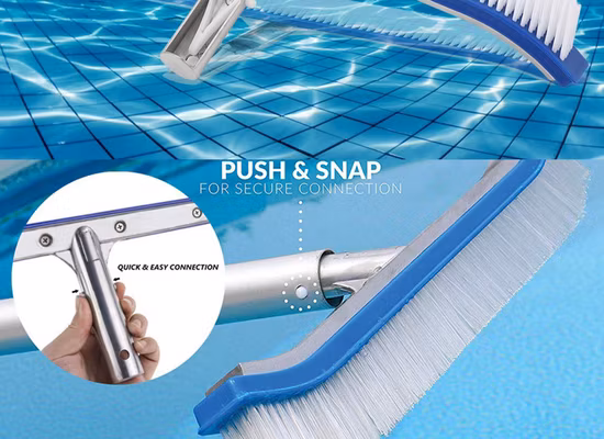 Approvisionnement direct d'usine 1438 20′ ′ /50 cm Brosse de piscine en polybristle de qualité supérieure pour sols et murs
