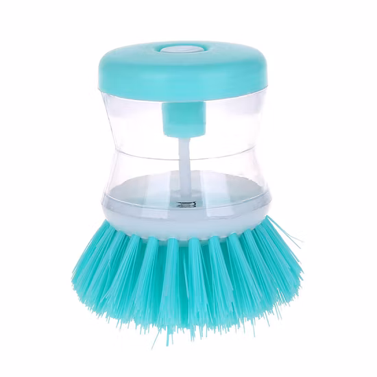 Outil de nettoyage de cuisine multifonctionnel, Pot à vaisselle, distributeur de savon liquide, brosse de nettoyage en plastique